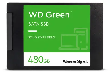 عکس وسترن دیجیتال Green WDS240G3G0A SATA 2.5 Inch ظرفیت 480 گیگابایت