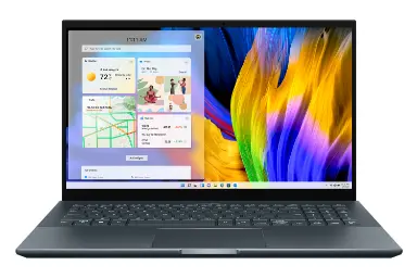 عکس ZenBook Pro 15 OLED UM535QE ایسوس Ryzen 7 5800H RTX 3050Ti 16GB 512GB