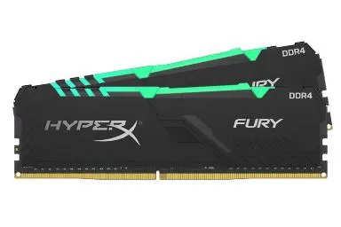 مقایسه کورسیر VENGEANCE ظرفیت 64 گیگابایت (2x32) از نوع DDR5-5200 با هایپر ایکس Fury RGB ظرفیت 16 گیگابایت (2x8) از نوع DDR4-3200