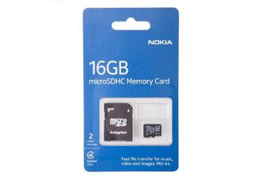 مقایسه اپیسر microSDHC با ظرفیت 64 گیگابایت مدل R85 کلاس 10 با نوکیا microSDHC با ظرفیت 16 گیگابایت مدل MU44 کلاس 4