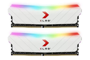 عکس پی ان وای XLR8 Gaming EPIC-X RGB White Edition ظرفیت 32 گیگابایت (2x16) از نوع DDR4-3200