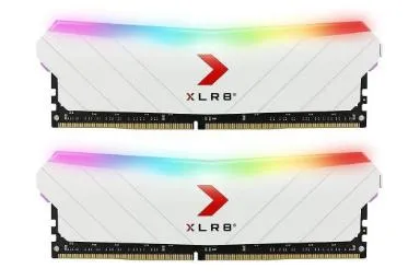 پی ان وای XLR8 Gaming EPIC-X RGB White Edition ظرفیت 32 گیگابایت (2x16) از نوع DDR4-3200
