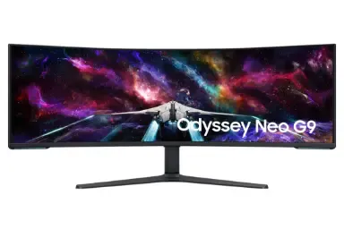 مقایسه ایسوس 27 اینچ مدل PB278Q {request()->input('language_config')['common']['with']} سامسونگ 57 اینچ مدل Odyssey Neo G9 G95NC