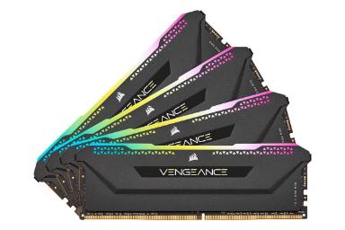 عکس کورسیر VENGEANCE RGB PRO SL ظرفیت 64 گیگابایت (4x16) از نوع DDR4-3600