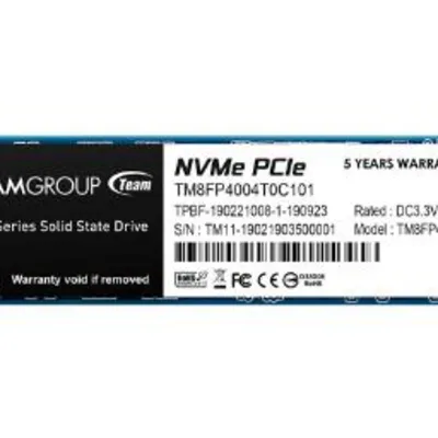 تیم گروپ MP34 NVMe M.2 ظرفیت 4 ترابایت