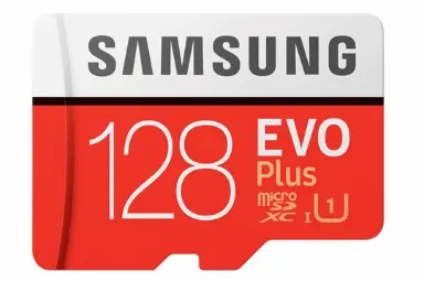 عکس سامسونگ microSDXC با ظرفیت 128 گیگابایت مدل Evo Plus کلاس 10