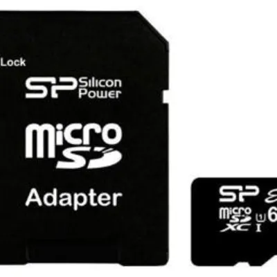 سیلیکون پاور microSDXC با ظرفیت 64 گیگابایت مدل Elite کلاس 10