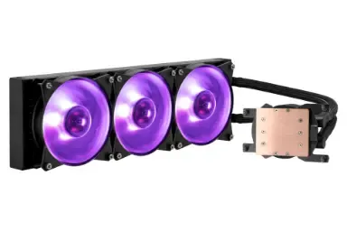مقایسه AMD رادئون R9 295X2 {request()->input('language_config')['common']['with']} کولر مستر MASTERLIQUID ML360 RGB TR4 EDITION همراه کنترلر RGB