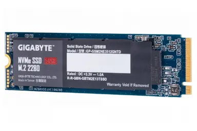 عکس گیگابایت M.2 PCIe SSD ظرفیت 512 گیگابایت