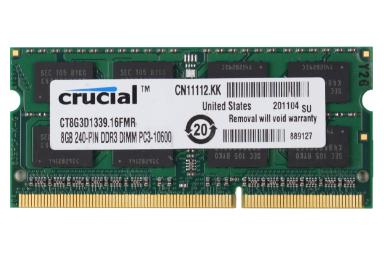 عکس کروشیال CT8G3D1339.16FMR ظرفیت 8 گیگابایت از نوع DDR3-1333