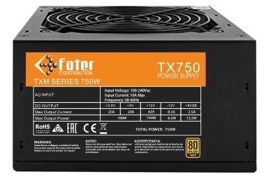 مقایسه فاطر TX750 با توان 750 وات با گیگابایت P750GM با توان 750 وات