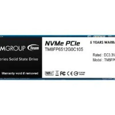 تیم گروپ MP33 NVMe M.2 ظرفیت 512 گیگابایت
