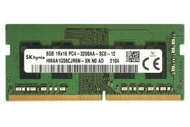 عکس اصلی اس کی هاینیکس HMAA1GS6CJR6N-XN ظرفیت 8 گیگابایت از نوع DDR4-3200