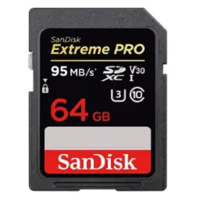 سن دیسک SDXC با ظرفیت 64 گیگابایت مدل Extreme Pro V30 کلاس 10