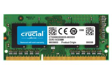 عکس کروشیال CT51264BF160B ظرفیت 4 گیگابایت از نوع DDR3L-1600