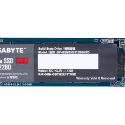 گیگابایت NVMe M.2 ظرفیت 128 گیگابایت