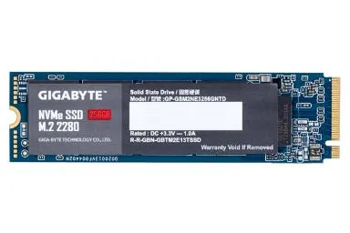 عکس گیگابایت NVMe M.2 ظرفیت 256 گیگابایت