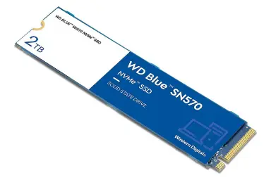 عکس وسترن دیجیتال Blue SN570 NVMe M.2 ظرفیت 2 ترابایت