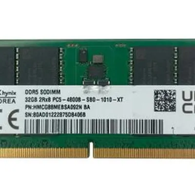 اس کی هاینیکس HMCG88MEBSA092N ظرفیت 32 گیگابایت از نوع DDR5-4800