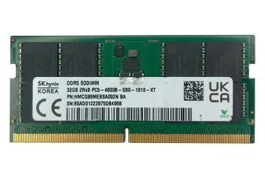 مقایسه هایپر ایکس Fury ظرفیت 8 گیگابایت از نوع DDR4-2400 با اس کی هاینیکس HMCG88MEBSA092N ظرفیت 32 گیگابایت از نوع DDR5-4800