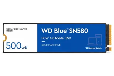 عکس وسترن دیجیتال Blue SN580 WDS500G3B0E NVMe M.2 ظرفیت 500 گیگابایت