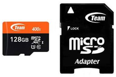 عکس اصلی تیم گروپ microSDXC با ظرفیت 128 گیگابایت کلاس 10