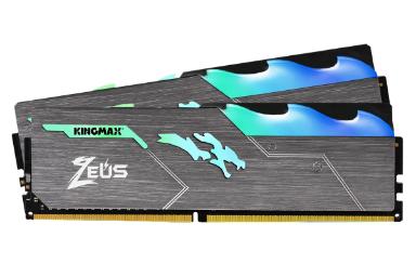 عکس کینگ مکس Zeus Dragon RGB ظرفیت 32 گیگابایت (2x16) از نوع DDR4-3200