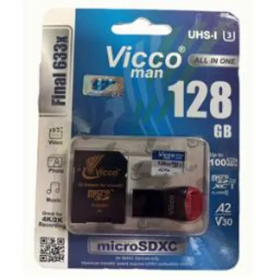 ویکومن MicroSDXC ظرفیت 128 گیگابایت مدل 633X Plus کلاس 10