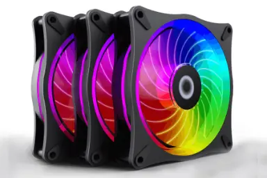 مقایسه گیم مکس RL300 RGB بسته 3 عددی با کولر مستر MasterFan MF120 Prismatic