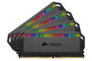 کورسیر DOMINATOR PLATINUM RGB ظرفیت 64 گیگابایت (4x16) از نوع DDR4-3466