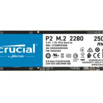 کروشیال P2 NVMe M.2 ظرفیت 250 گیگابایت