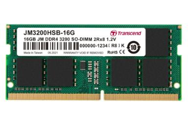 عکس ترنسند JM3200HSB-16G ظرفیت 16 گیگابایت از نوع DDR4-3200