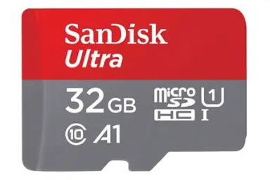 عکس سن دیسک microSDHC با ظرفیت 32 گیگابایت مدل Ultra A1 کلاس 10