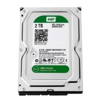 وسترن دیجیتال Green WD20EZRX ظرفیت 2 ترابایت