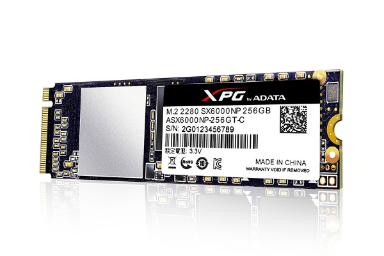 عکس ای دیتا XPG SX6000 NVMe M.2 ظرفیت 256 گیگابایت