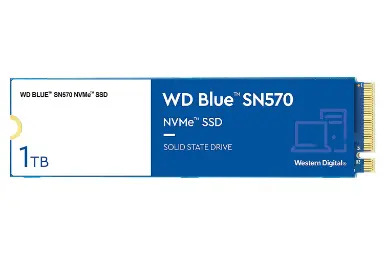 عکس وسترن دیجیتال Blue SN570 NVMe M.2 ظرفیت 1 ترابایت