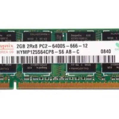 اس کی هاینیکس HYMP125S64CP8-S6 ظرفیت 2 گیگابایت از نوع DDR2-800
