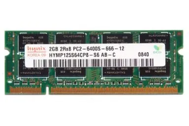 عکس اس کی هاینیکس HYMP125S64CP8-S6 ظرفیت 2 گیگابایت از نوع DDR2-800