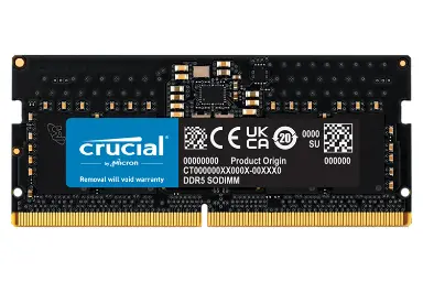 عکس کروشیال CT8G48C40S5 ظرفیت 8 گیگابایت از نوع DDR5-4800