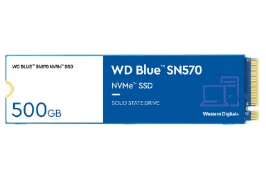 عکس وسترن دیجیتال Blue SN570 NVMe M.2 ظرفیت 500 گیگابایت