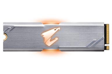 عکس اصلی گیگابایت AORUS RGB NVMe M.2 ظرفیت 256 گیگابایت