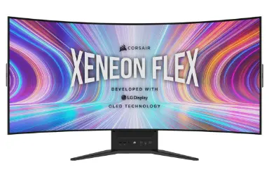 عکس کورسیر 45 اینچ مدل Xeneon Flex 45WQHD240