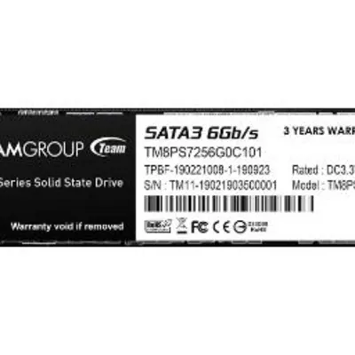 تیم گروپ MS30 SATA M.2 2280 ظرفیت 256 گیگابایت