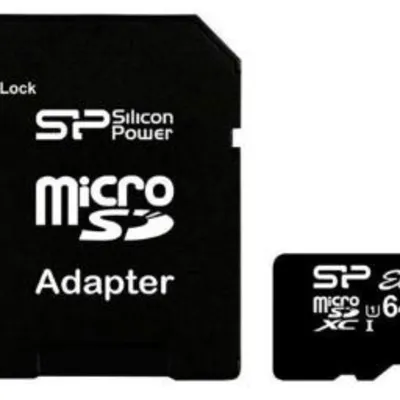 سیلیکون پاور SDXC با ظرفیت 64 گیگابایت مدل Elite کلاس 10