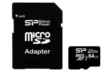 مقایسه سیلیکون پاور SDXC با ظرفیت 64 گیگابایت مدل Elite کلاس 10 با ای دیتا microSDXC با ظرفیت 128 گیگابایت مدل Premier V10 A1 کلاس 10