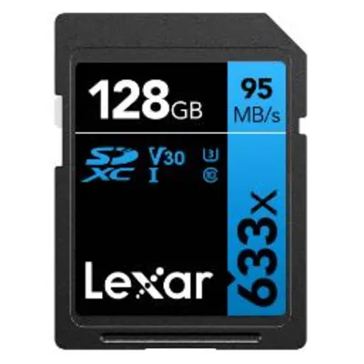 لکسار microSDXC با ظرفیت 128 گیگابایت مدل High Performance BLUE Series 633x V30 کلاس 10