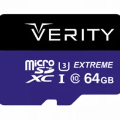 وریتی microSDXC با ظرفیت 64 گیگابایت مدل 533x کلاس 10