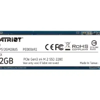 پاتریوت P300 NVMe M.2 ظرفیت 512 گیگابایت