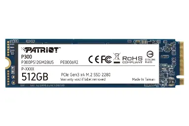 عکس پاتریوت P300 NVMe M.2 ظرفیت 512 گیگابایت