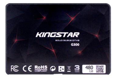 عکس کینگ استار G300 SATA 2.5 Inch ظرفیت 480 گیگابایت